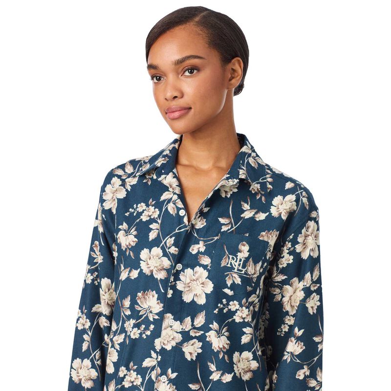 Lauren Ralph Lauren Cotton Sateen L/S His Shirt Sleepshirt image number 2